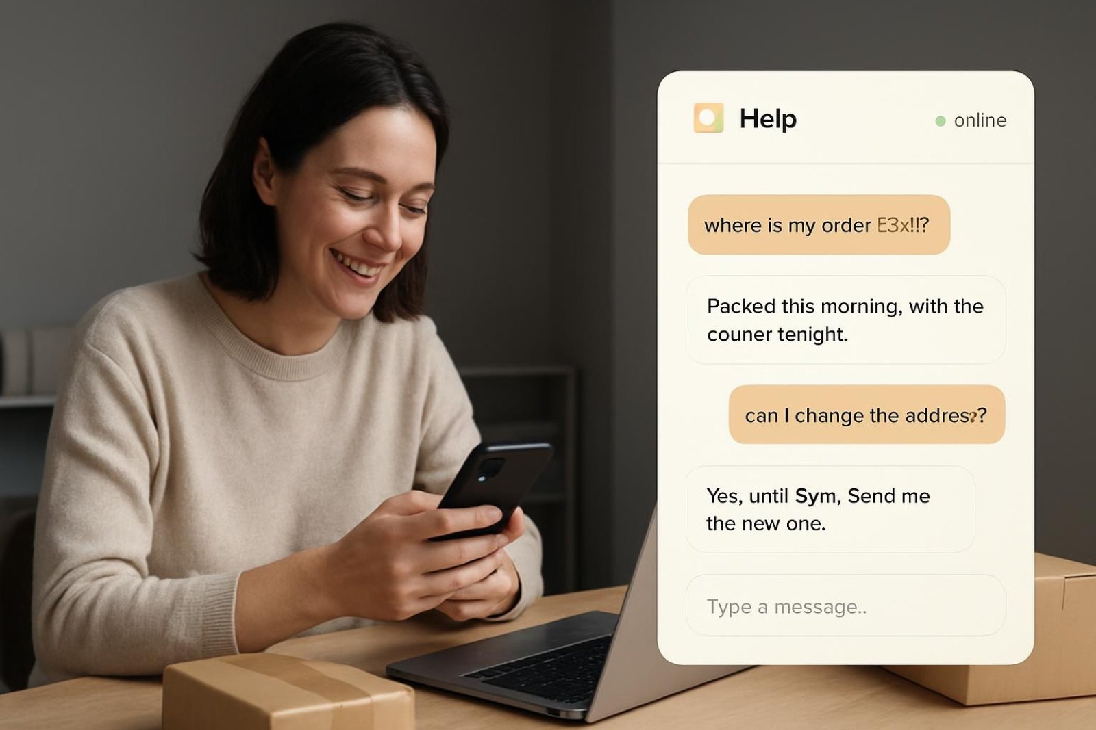 Five setup steps for an AI chatbot on WooCommerce, from installing the plugin to testing a real order number