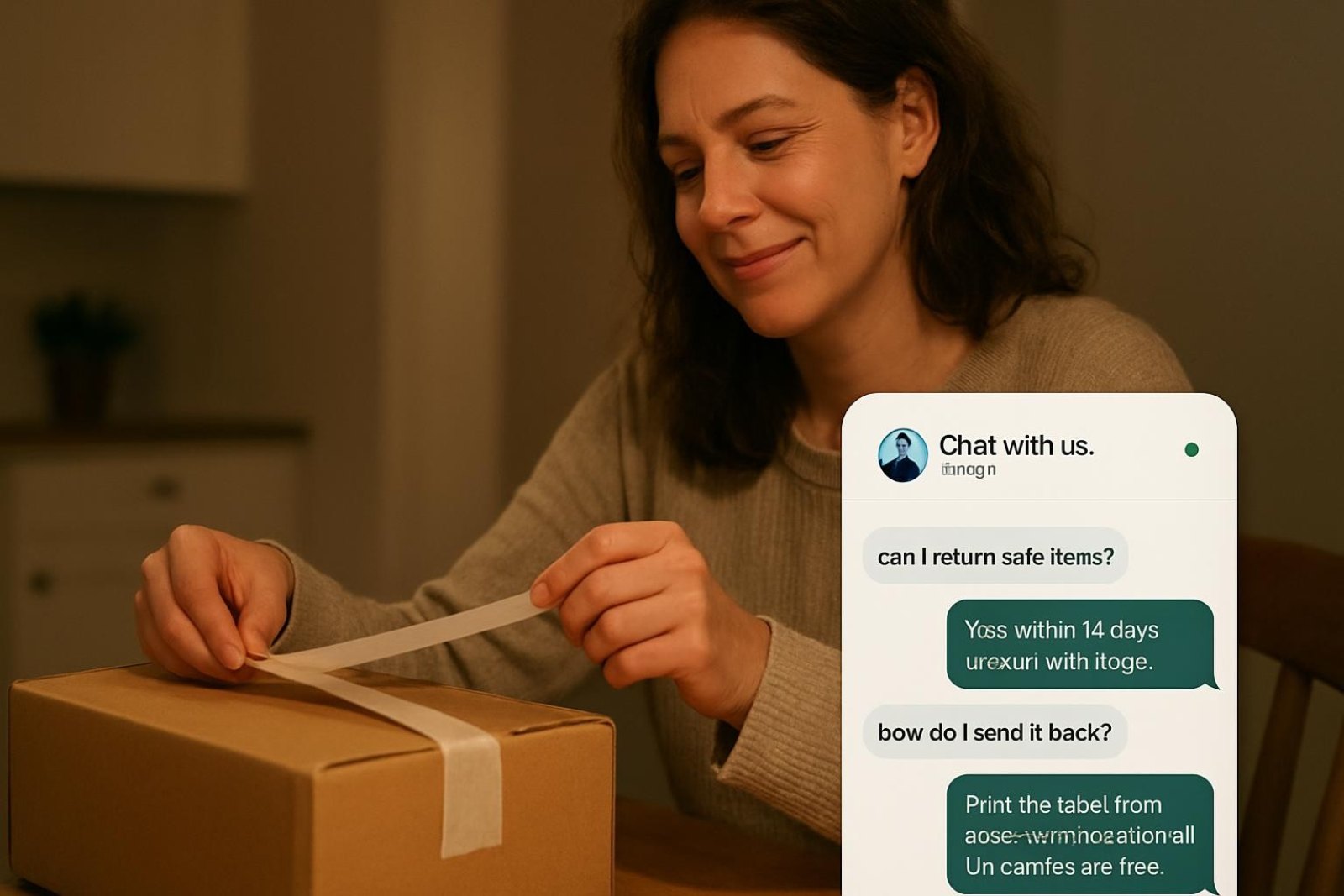 Five returns facts a chatbot should answer: window, conditions, who pays, the steps and refund timing